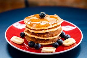Pancakes with berries